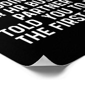 If At First You Don't Succeed Funny Hr Business Pa Poster (Ecke)