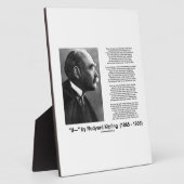 If- by Rudyard Kipling Motivierend Advice Gedicht Fotoplatte (Seite)