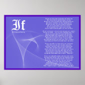 IF by Rudyard Kipling Poster Print (Vorne)