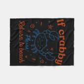 If Crab4 Fleecedecke (Vorderseite (Horizontal))