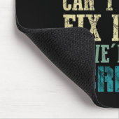 If Dave Can't Fix It We're All Screwed Funny Fathe Mousepad (Ecke)