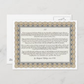 IF = ein Inspirierend Gedicht für junge Männer Postkarte (Vorne/Hinten)