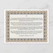 IF = ein Inspirierend Gedicht für junge Männer Postkarte (Vorderseite)