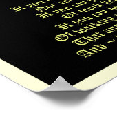 If For Girls Gedicht von J.P. McEvoy Print Poster (Ecke)