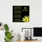 If For Girls Gedicht von J.P. McEvoy Print Poster (Heimbüro)