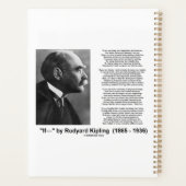 "If—" Gedicht von Rudyard Kipling Planer (Rückseite)