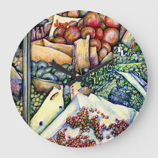 If God had made it any Better, She would have Kept Große Wanduhr (Vorderseite)