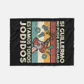 If Guillermo Can't Fix - Mexican Spanish Name  Fleecedecke (Vorderseite (Horizontal))