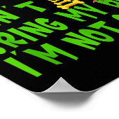 If I Can't Bring My Dog I'm Not Going,christmas Ha Poster (Ecke)