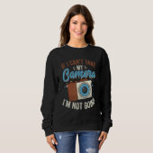 If I Can't Take My Camera I'm Not Going Photograph Sweatshirt (Vorne ganz)