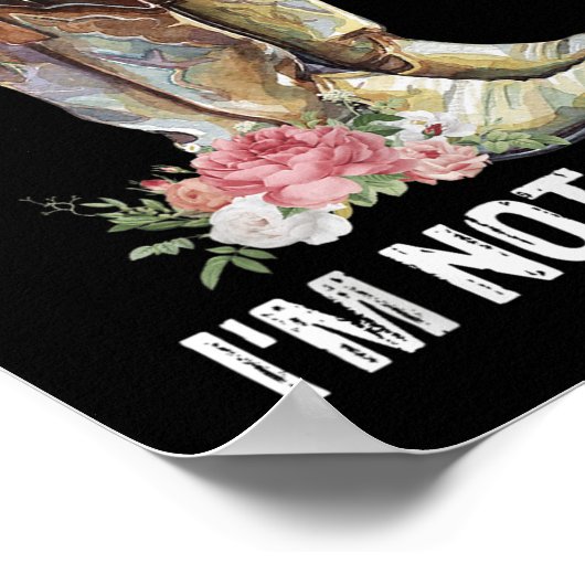 If I Can't Wear My Cowboy Boots I'm Not Going Funn Poster (Ecke)