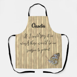 If I could say it in words no Reason to paint  Schürze