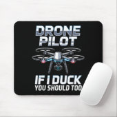 If I Duck Drone Lot Drone Operator Rc Quaopter Fly Mousepad (Mit Mouse)