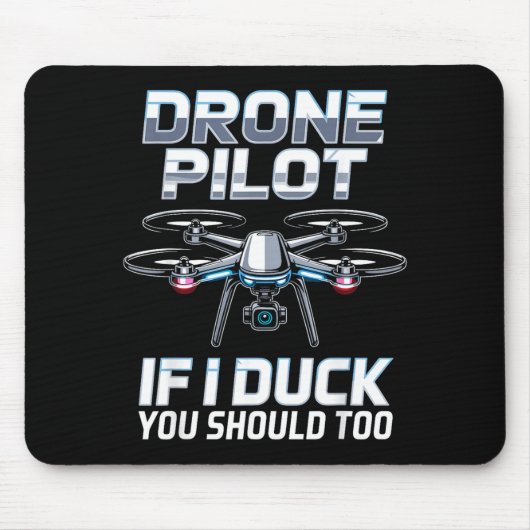 If I Duck Drone Lot Drone Operator Rc Quaopter Fly Mousepad (Vorne)