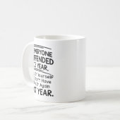 If I Offended You Work On Yourself Funny New Year  Kaffeetasse (Vorderseite Links)