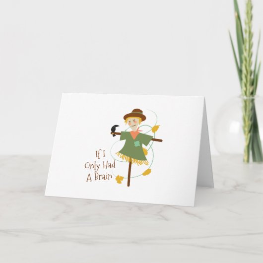 If I Only Had A Brain Karte (Vorderseite)