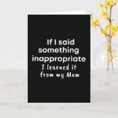 If I said something ineigenate I learned it Karte (Gelbe Blume)