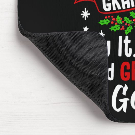 If I'm Siled It’s My Grandma’s Fault Funny Christm Mousepad (Ecke)
