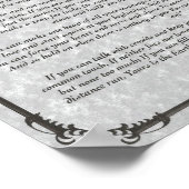 IF Inspirier Gedicht für junge Männer von Rudyard  Poster (Ecke)