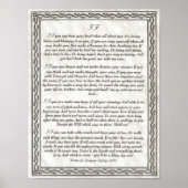 IF Inspirier Gedicht für junge Männer von Rudyard  Poster (Vorne)