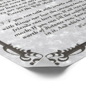 IF Inspirier Gedicht für junge Männer von Rudyard  Poster (Ecke)