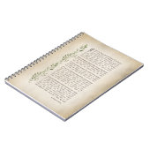 IF, Inspiriertes Gedicht von Rudyard Kipling Notizblock (Linke Seite)