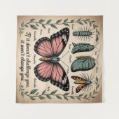 If It Doesn't Challenge You, It Won't Change You Wandteppich (Vorderseite (Horizontal))