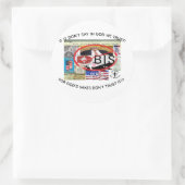 If it doesn't say in God we Trust, Don't Trust it. Runder Aufkleber (Tasche)