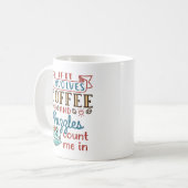 IF It Involves Coffee and Puzzles Count Me in Kaffeetasse (Vorderseite Links)