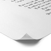 IF Kipling Gedicht auf grauem Poster (Ecke)