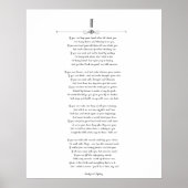 IF Kipling Gedicht Poster (Vorne)