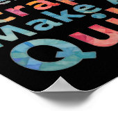 If Life Gives You Scraps, Make A Quilt Funny Sewin Poster (Ecke)