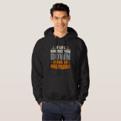 If Life Knocks You Down Stand Up And Paddle Boardi Hoodie (Vorne ganz)