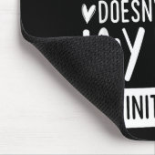 If My Mouth Doesn’t Say It, Funny Sarcastic Quotes Mousepad (Ecke)