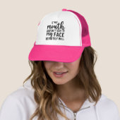 If my Mouth Doesn't say it funny sarcastic Truckerkappe (Beispiel)