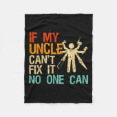 If My Uncle Can't Fix It Can Fleecedecke (Vorderseite)