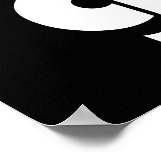 If Not Goes Right Go Left Poster (Ecke)