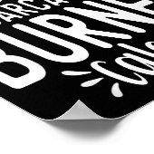 If Only Sarcasm Burned Calories Funny Sarcastic Qu Poster (Ecke)