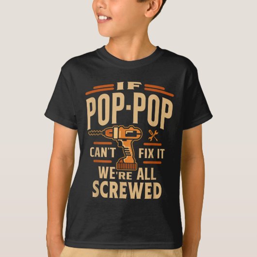 If P-p Cant Fix It - Grandparents Day  T-Shirt (Vorderseite)