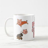 If pigs could fly - fun mug kaffeetasse (Links)