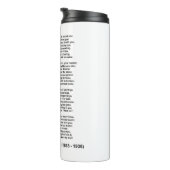 If- Poem by Rudyard Kipling (No Kipling Picture) Thermosbecher (Nach rechts gedreht)