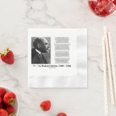 "If— " Poem By Rudyard Kipling Serviette (Beispiel)