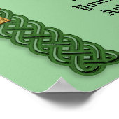 "IF" Prosa von Rudyard Kipling Poster (Ecke)