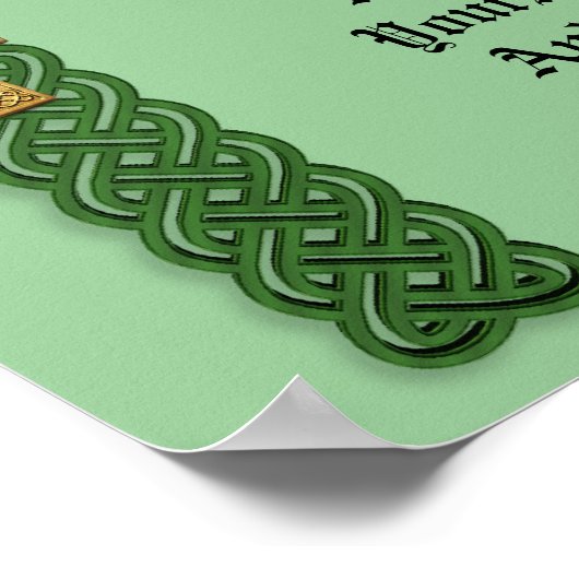 "IF" Prosa von Rudyard Kipling Poster (Ecke)