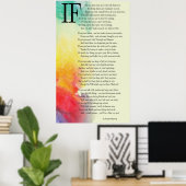 IF - RUDYARD KIPLING POSTER (Heimbüro)