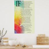 IF - RUDYARD KIPLING POSTER (Küche)