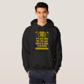 If Running Away from Problems Burned Calories  Wor Hoodie (Vorne ganz)