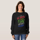 If Ski Jumping Was Easy Saying Funny Ski Jumper Pr Sweatshirt (Vorne ganz)
