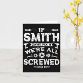 If Smith Can't Fix It We're All Screwed Funny Fath Karte (Gelbe Blume)