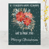 if teacher were flowers i would pick you card karte (Gelbe Blume)